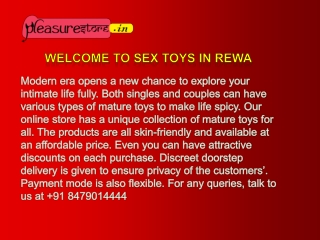 Sex Toys In REWA