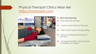 Physical Therapist Clinics Near Me