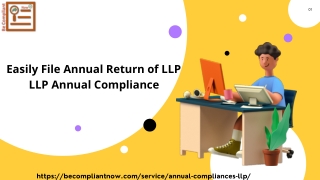 Easily File Annual Return of LLP | LLP Annual Compliance