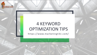 4 Keyword Optimization Tips