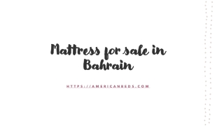 Mattress for sale in Bahrain