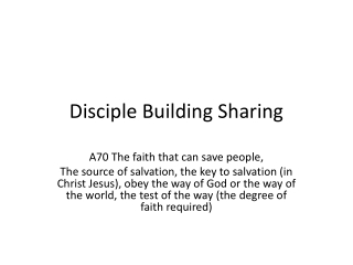 The faith that can save people,  The source of salvation, the key to salvation (