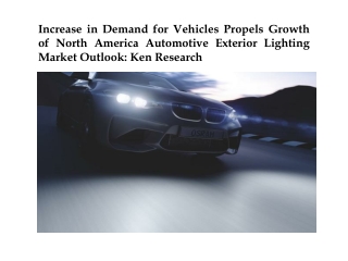 North America Automotive Exterior Lighting Market