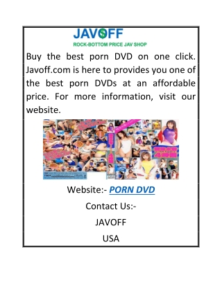 PORN DVD | Javoff.com