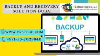 What are the Benefits of Backup Installation Dubai