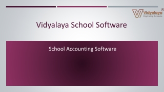 School Accounting Software, School Finance Management Software