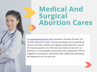 Ft Lauderdale Abortion Clinic