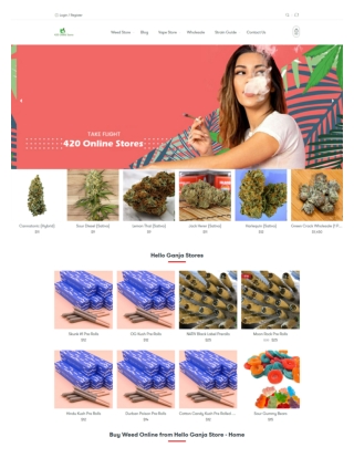 Buy Weed Online from Hello Ganja Store - Home