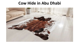 Cow Hide Abu Dhabi