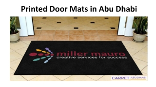 Printed Door Mats in Abu Dhabi