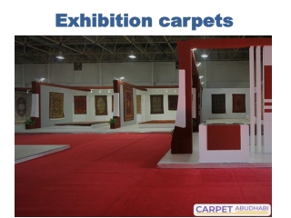 Exhibition carpets
