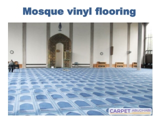 Mosque vinyl flooring