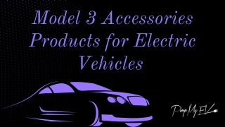 Model 3 Products for Electric Vehicles | Pimp My EV