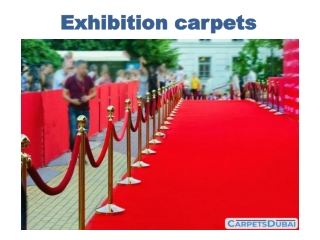 Exhibition carpets