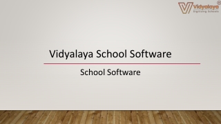 School Management System | Best School ERP - Vidyalaya