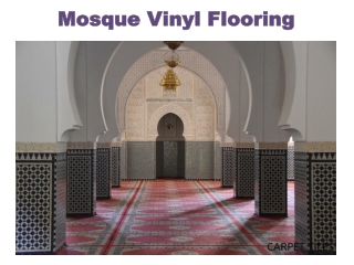 Mosque vinyl flooring
