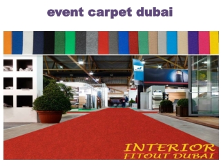 event carpet dubai