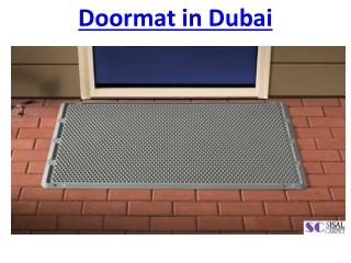 Doormat in Dubai