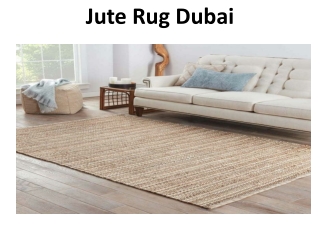 Jute Rug Dubai