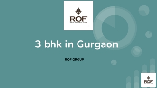 3 bhk in Gurgaon