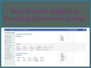 Your Central Applicant Tracking Command Center