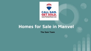 Homes for Sale in Manvel- The Sam Team