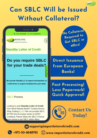 Infographics – SBLC SWIFT MT760 – SBLC Issuance Process