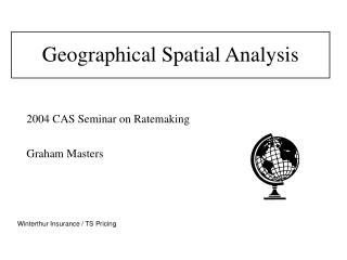 Geographical Spatial Analysis