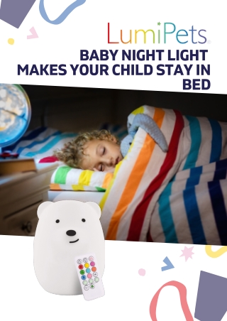 Baby Night Light Makes Your Child Stay In Bed - LumiPets