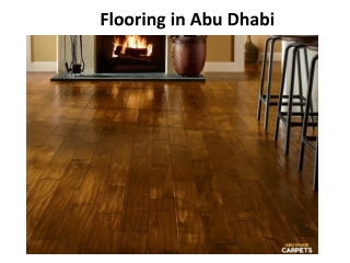 Flooring in Abu Dhabi