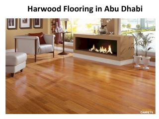 Harwood Flooring in Abu Dhabi