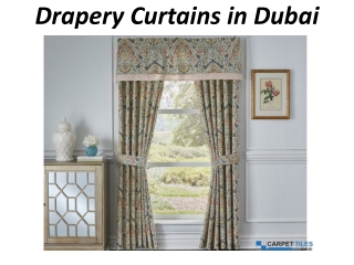 Drapery Curtains in Dubai