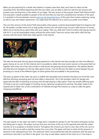 How to Explain gta vice city download for pc to a Five-Year-Old