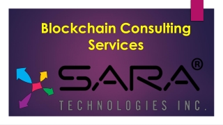 Blockchain Consulting Services