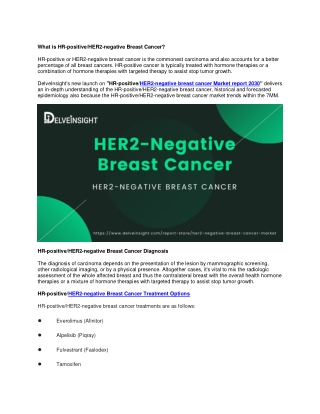 HR-positive_HER2-negative Breast Cancer Market