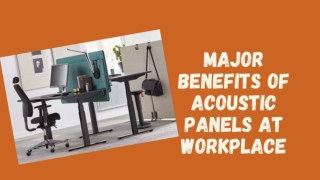Major Benefits of Acoustic Panels at Workplace | Acoustic Panels Australia