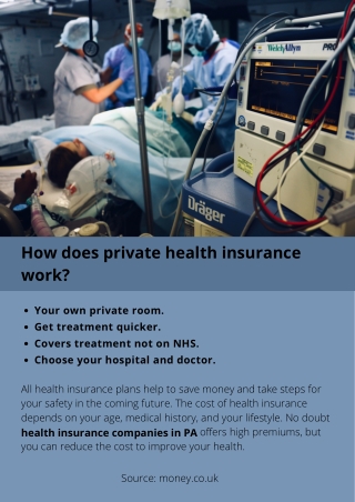 How does private health insurance work