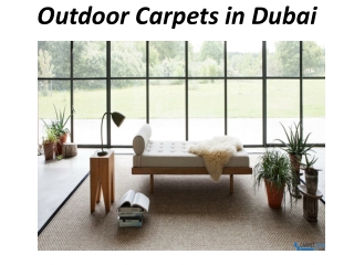 Outdoor Carpets in Dubai