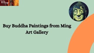 Buy Buddha Paintings from Ming Art Gallery
