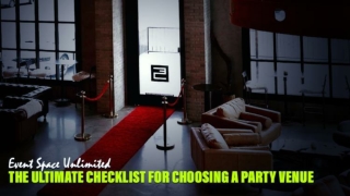 The ultimate checklist for choosing a party venue