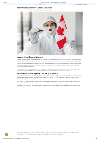 Healthcare System in Canada Explained _ Earth Relocation