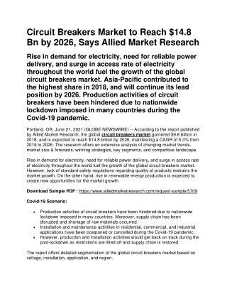 Circuit Breakers Market