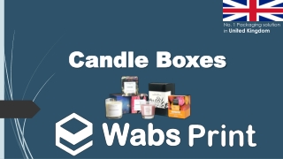 Buy Candle Boxes in the UK at Best Wholesale Price