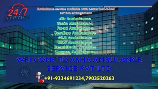 Take a Road Ambulance Service with rental and well managed bed-2-bed service |AS