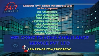 Book Road Ambulance Service with proper response Bed-2-Bed Service |ASHA