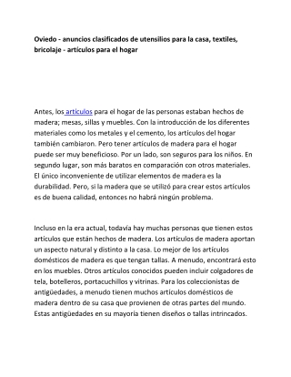 Oviedo - anuncios clasificados de utensilios para la casa, textiles, bricolaje - artículos para el hogar-converted