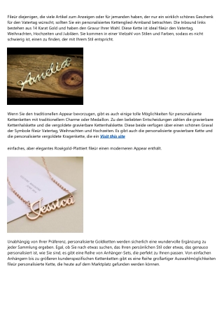 24 Hours to Improving personalisierte kette