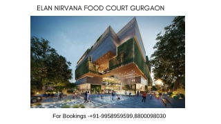 Elan Nirvana Food Court Discount ,Élan Nirvana Food Court adjoining cinemas 9958