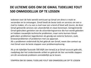 contact op met Gmail nederland