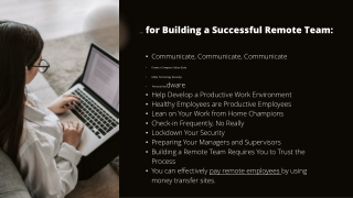 10 Tips for Building a Successful Remote Team: